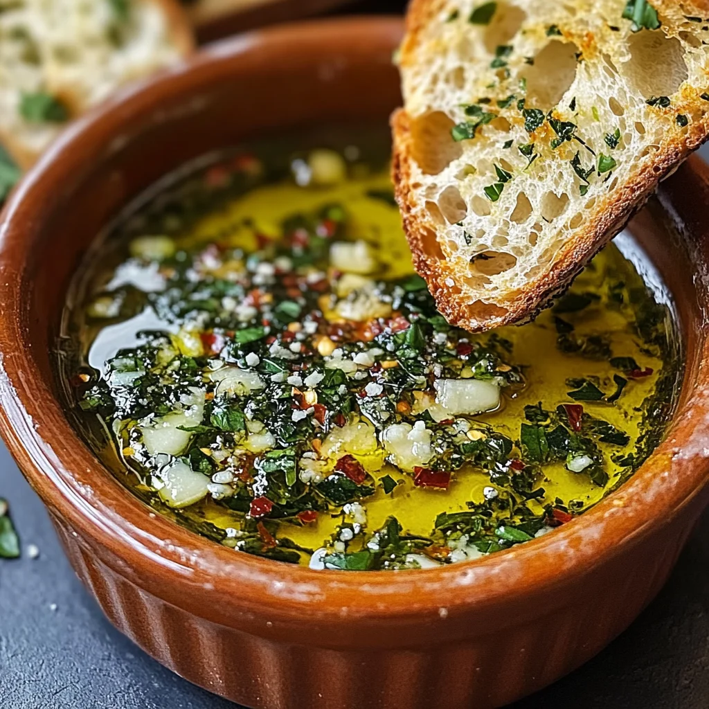 Irresistible Olive Oil Bread Dip