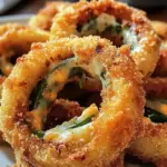 Jalapeño Popper Stuffed Onion Rings