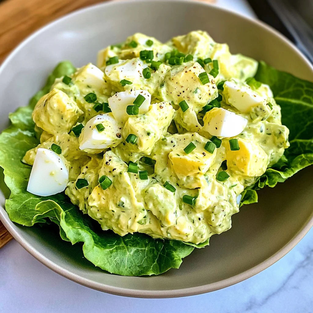 KETO AVOCADO EGG SALAD RECIPE