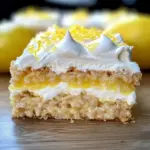 Lemon Meringue Rice Krispies Treats