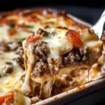 Low Carb Philly Cheesesteak Casserole