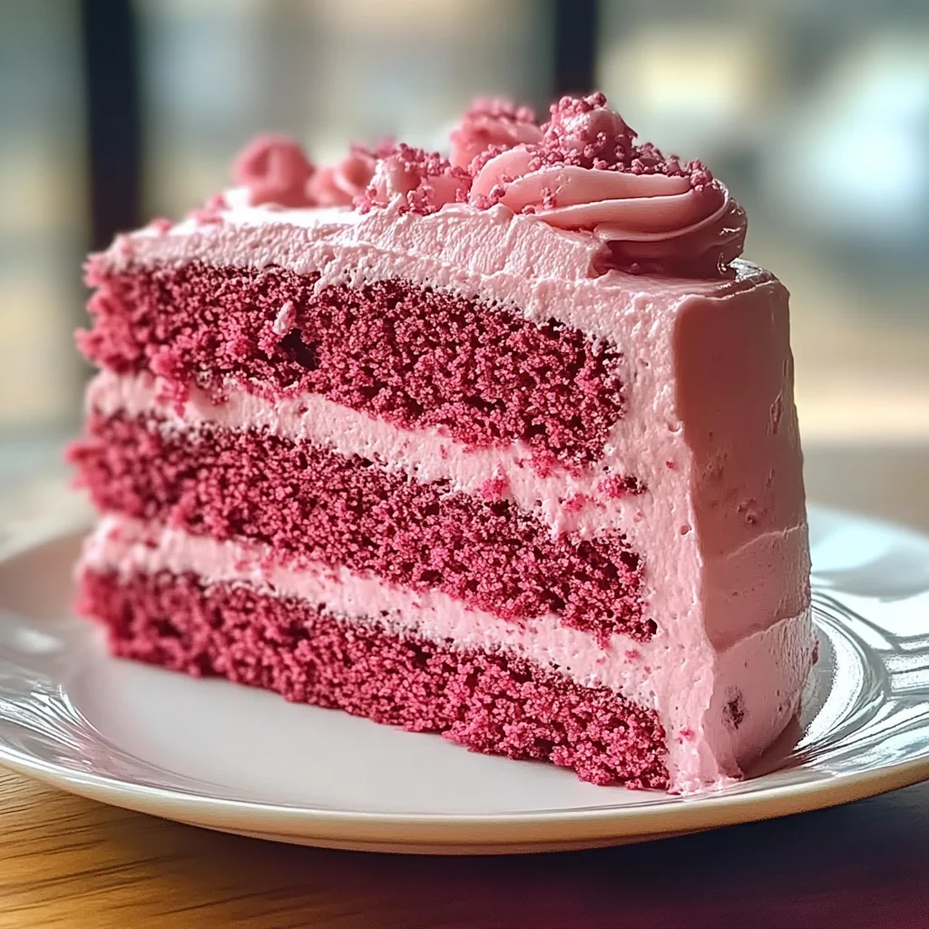 Mother's Day Pink Velvet Cake