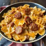 One Pot Creamy Cajun Sausage Pasta