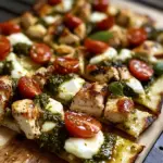 Pesto Chicken Flatbread: A Delicious and Easy Recipe for Dinner