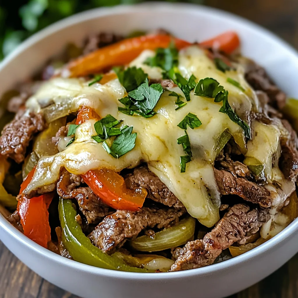 Philly Cheesesteak Bowls – Easy Low-Carb Dinner Idea
