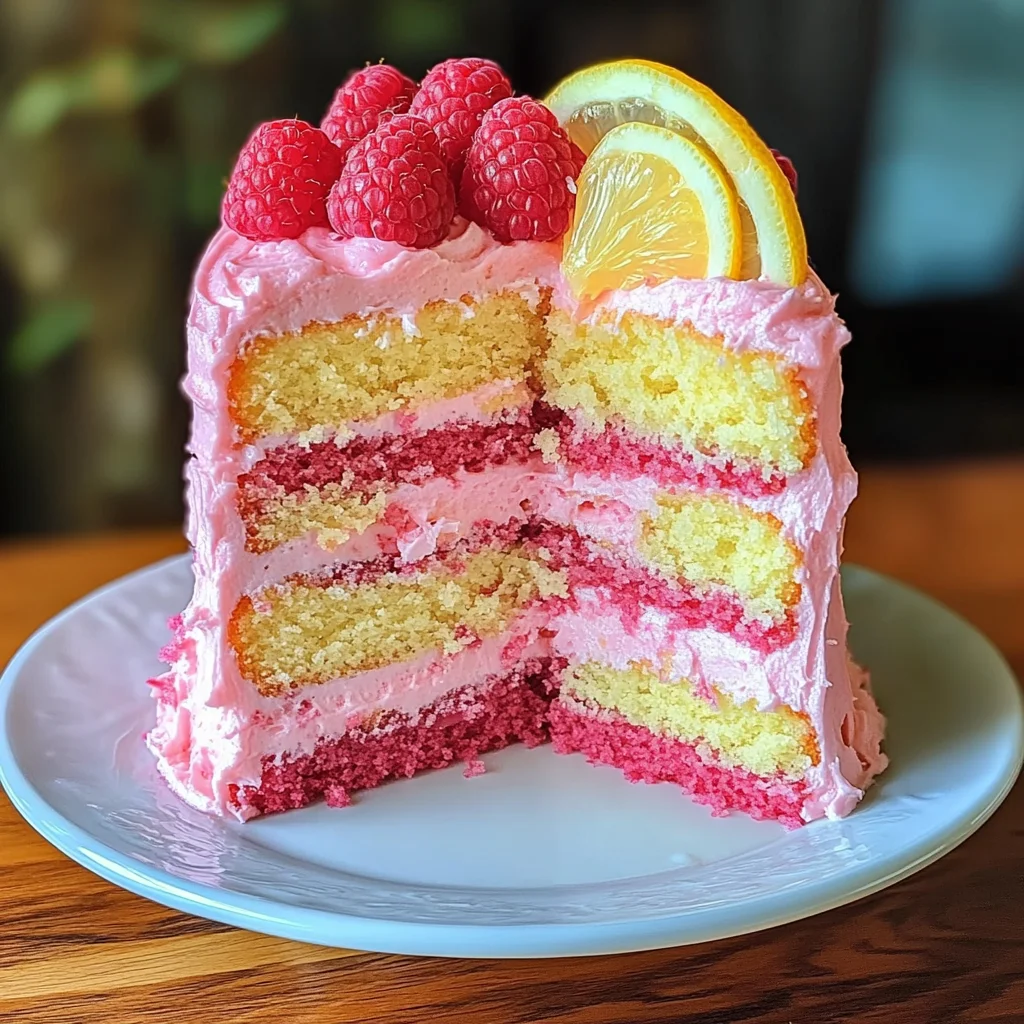 Pink Lemonade Cake