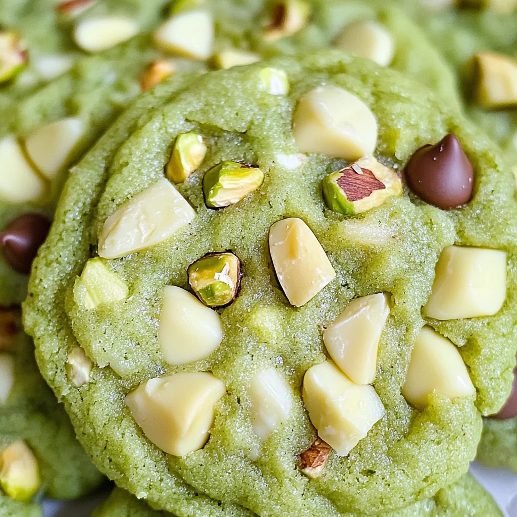 Pistachio Pudding Cookies