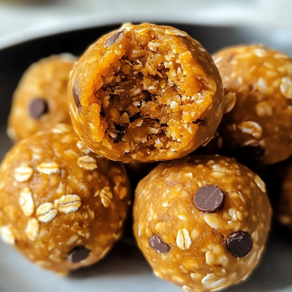Pumpkin Protein Balls Recipe