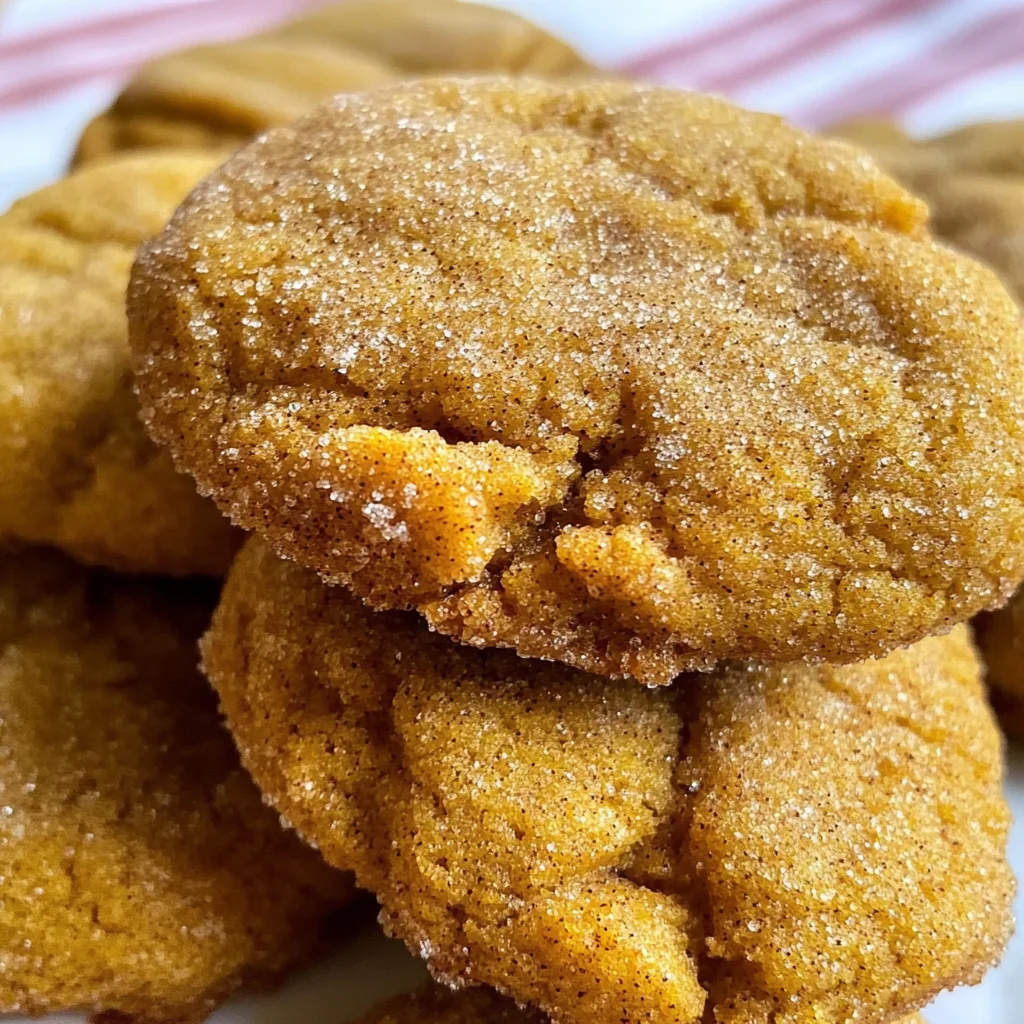 Pumpkin Snickerdoodle Cookies