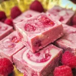 Raspberry Coconut Fudge | A sugar-free, vegan fudge recipe