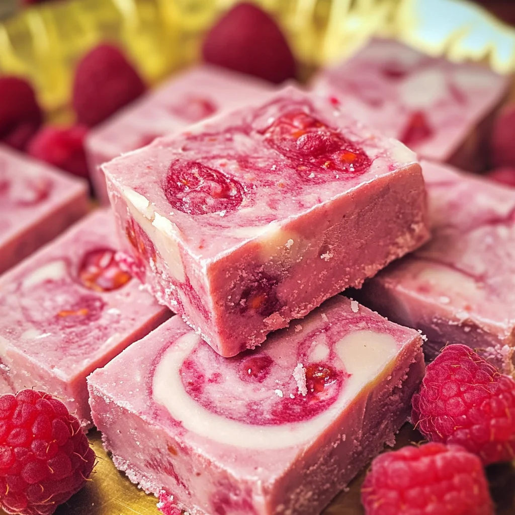 Raspberry Coconut Fudge | A sugar-free, vegan fudge recipe