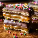 Ritz Cracker Caramel Chocolate Bites