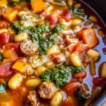 Sausage Minestrone Soup