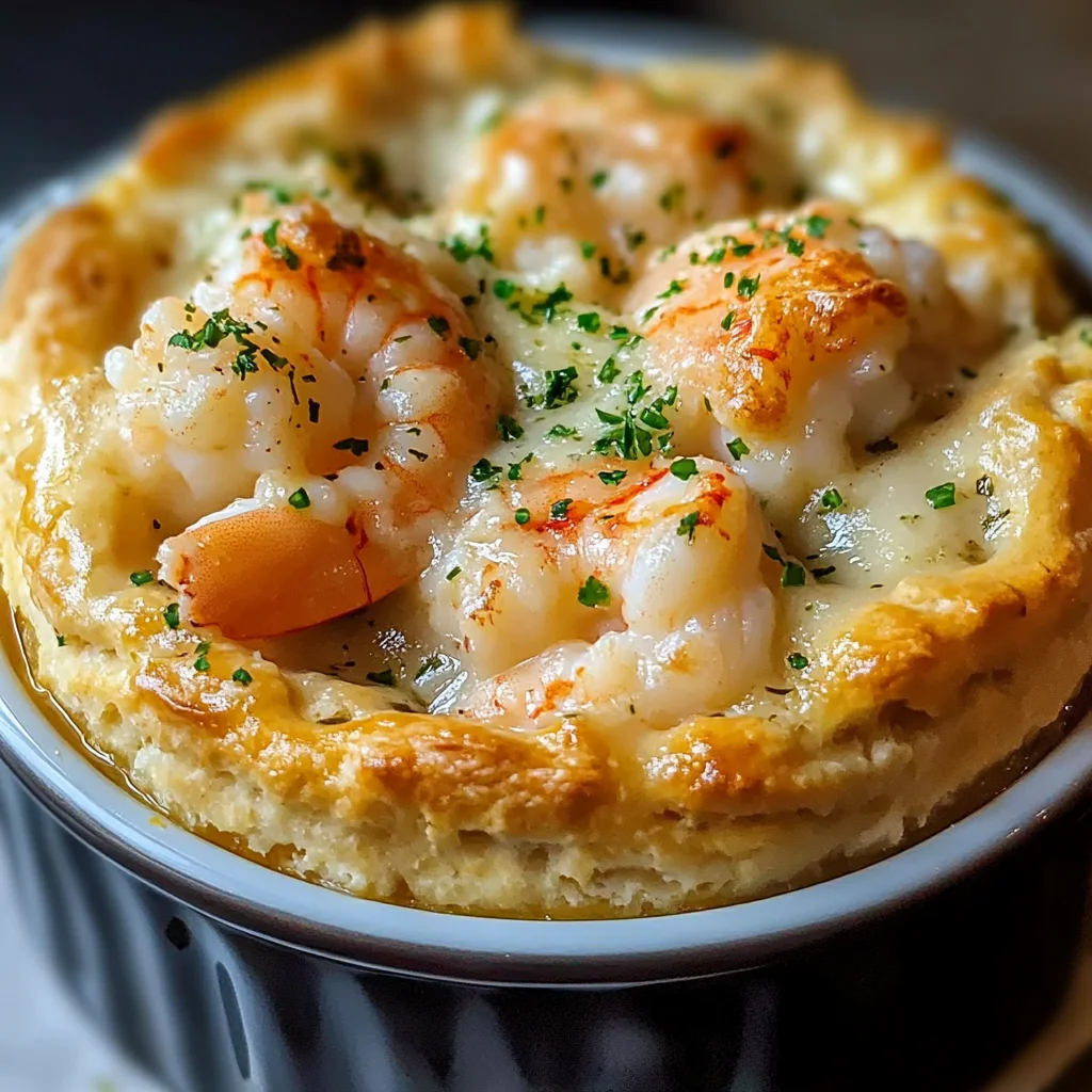 Shrimp & Lobster Cheddar Bay Biscuit Pot Pie