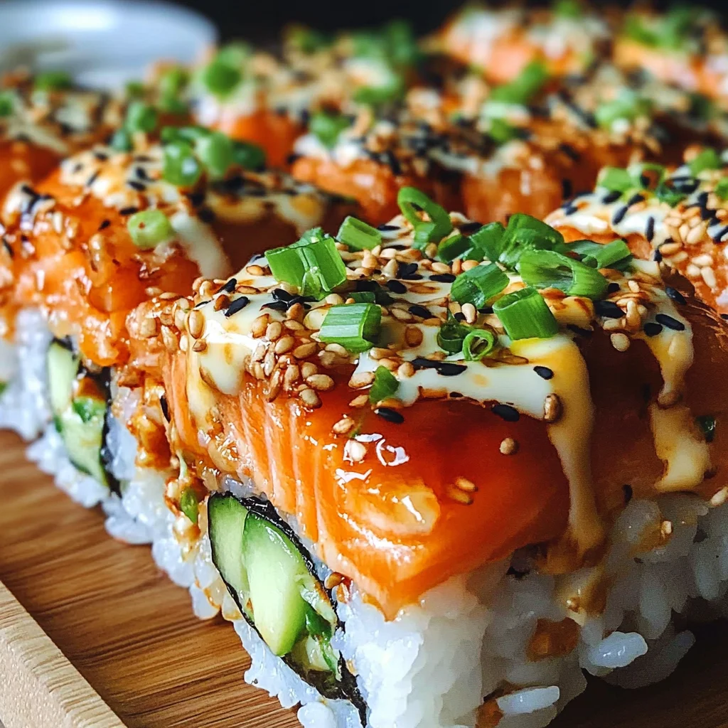 Spicy Salmon Sushi Bake