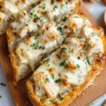 The Viral Chicken Alfredo Garlic Bread I'm Obsessed With