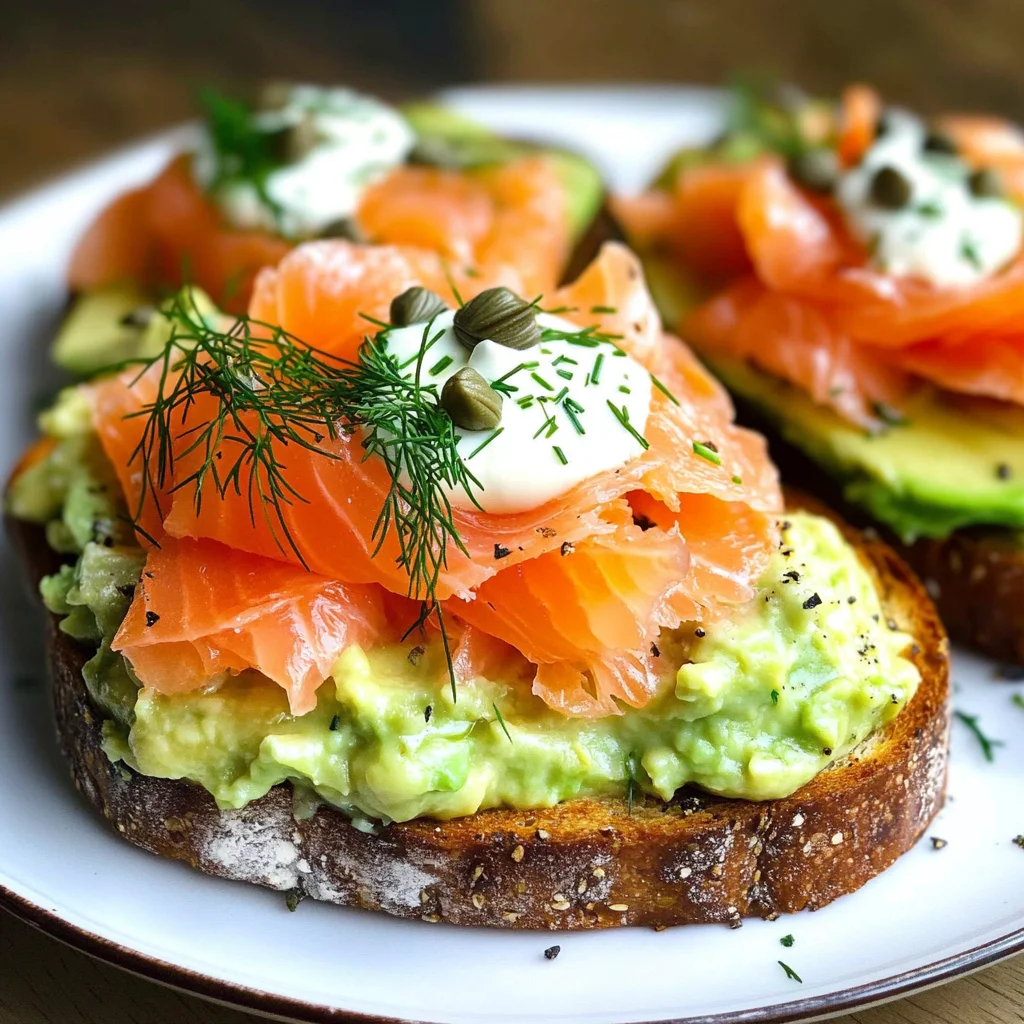 Avocado Toast with Smoked Salmon