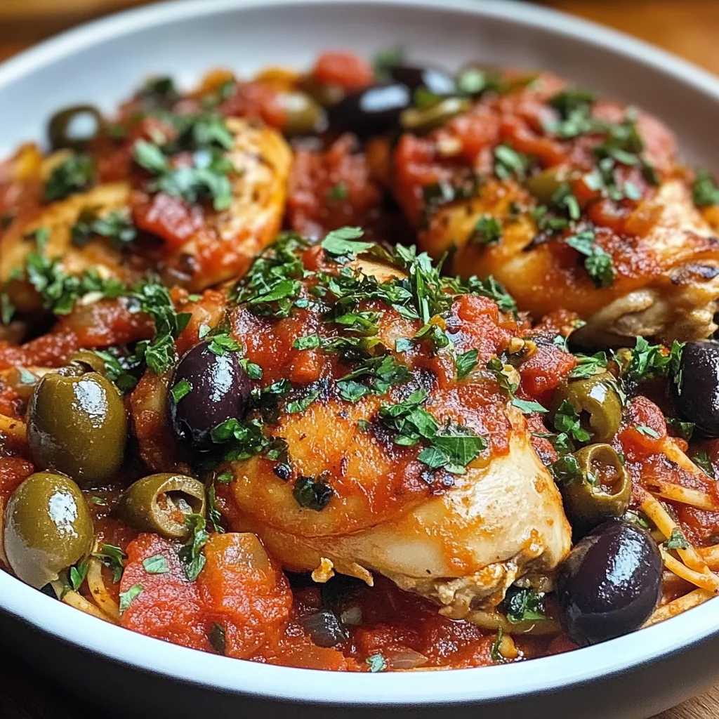 Chicken Puttanesca Recipe