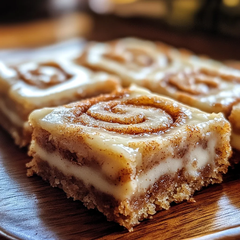 Cinnamon Roll Bliss Bars