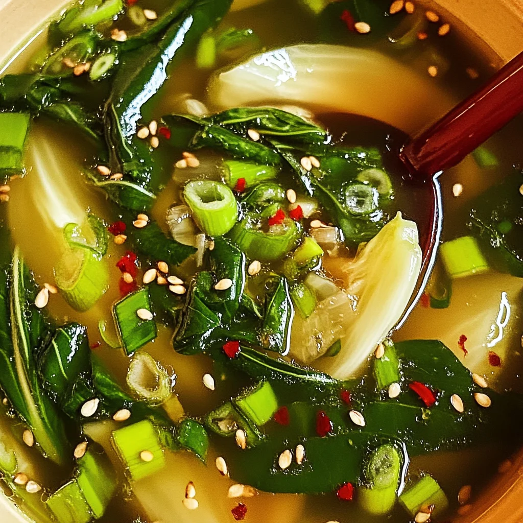 Clear Bok Choy Soup Recipe