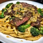 Cowboy Butter Steak & Broccoli Linguine Recipe