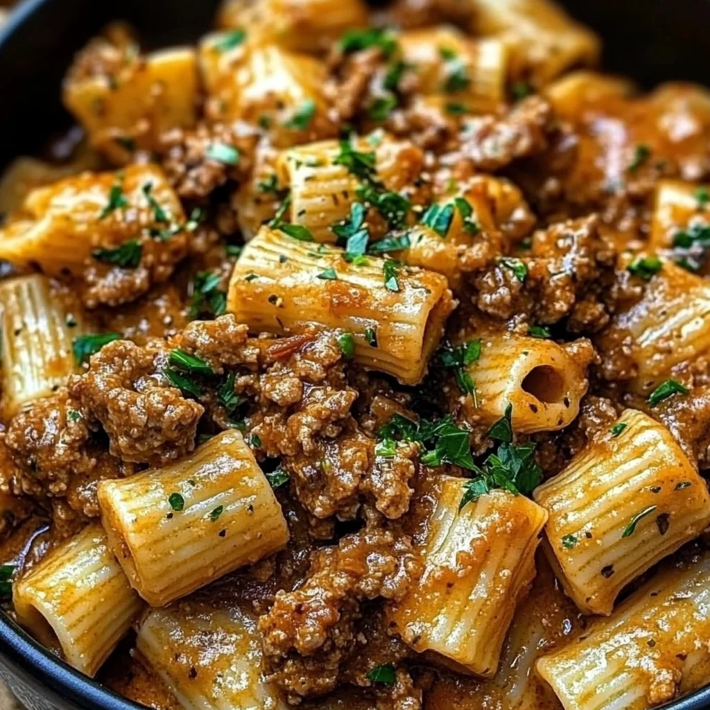 Creamy Beef Pasta Recipe