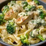 Creamy Chicken & Broccoli Fettuccine Alfredo