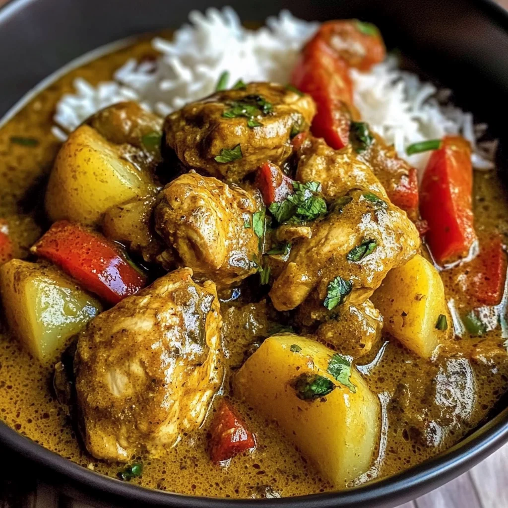 Creamy Coconut Chicken Curry with Jamaican Flair