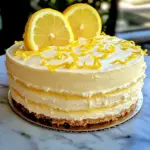 Creamy Lemon Cheesecake Cake