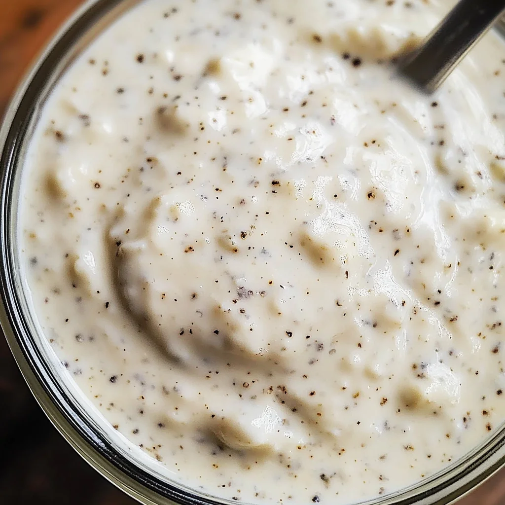 Creamy Parmesan Peppercorn Dressing