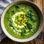 Delicious Spinach Zucchini Soup