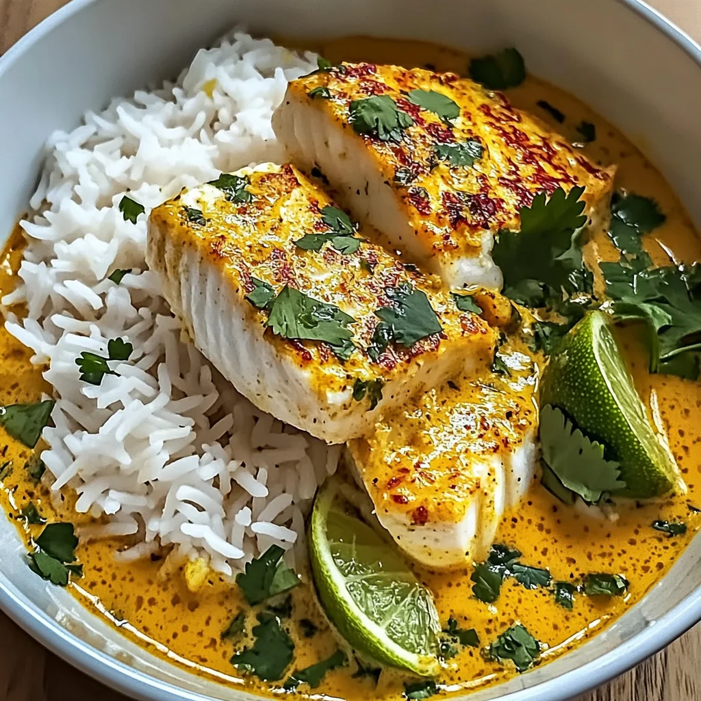 Easy Coconut Lime Fish Curry with Jasmine Rice: An Incredible 7-Step Recipe
