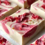Easy White Chocolate Strawberry Fudge