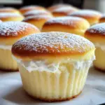 Fluffy Japanese Cotton Cheesecake Cupcakes You Must Try!