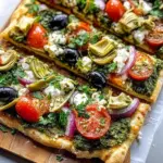 Greek Flatbread Pizza