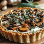 Harvest Delight: Pumpkin Sage & Mushroom Tart