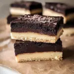 High Altitude Brownie Shortbread Bars with Ganache