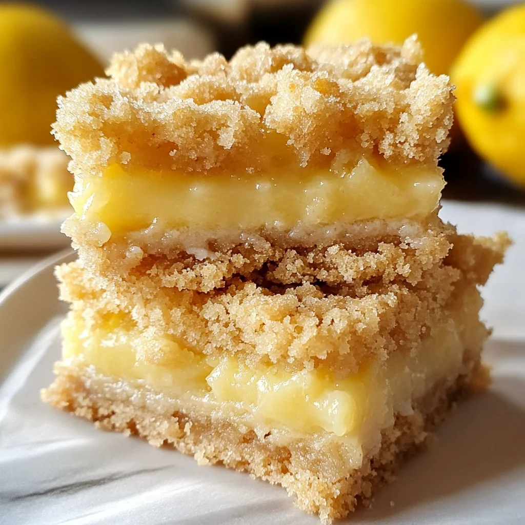 Homemade Lemon Crumb Bars