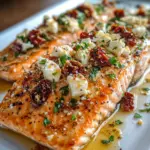 Mediterranean Baked Salmon With Feta & Sun-dried Tomatoes