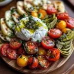 Mediterranean Burrata Board