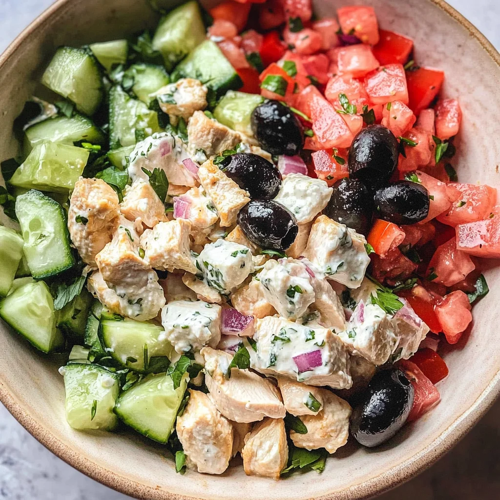 Mediterranean Chicken Salad