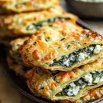 Mediterranean Spinach and Feta Crisps