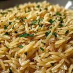 Orzo Rice Pilaf with Garlic and Herbs