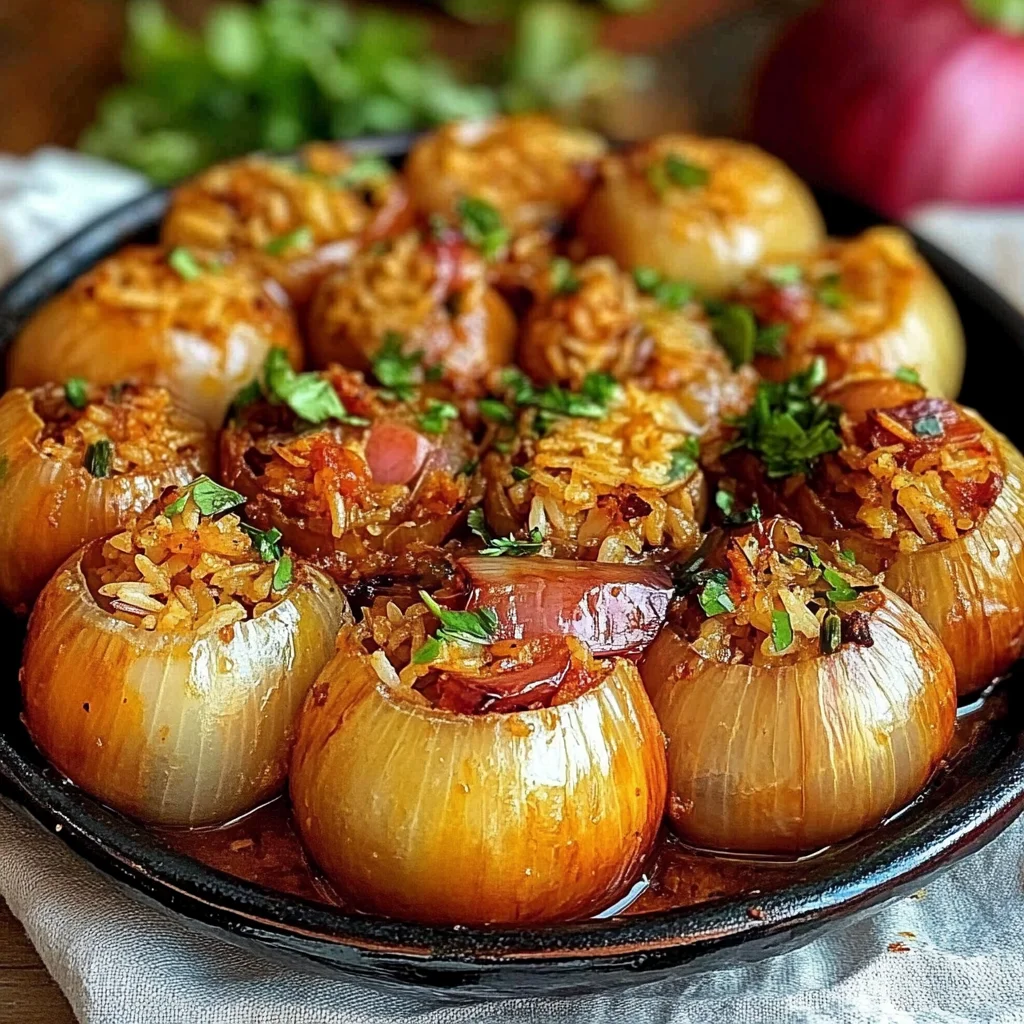 Persian Stuffed Onions Recipe (Dolmeh Piaz) in 8 Steps