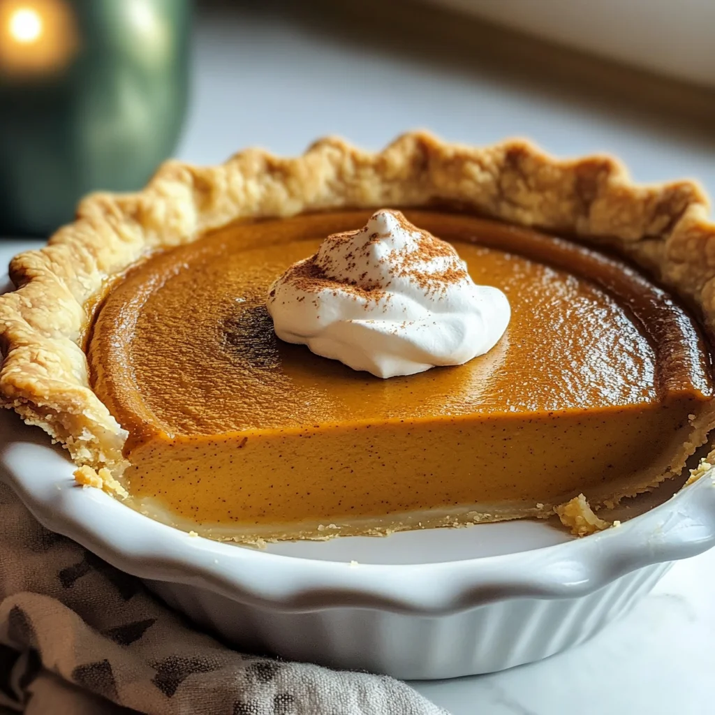 Pumpkin Pie Recipe