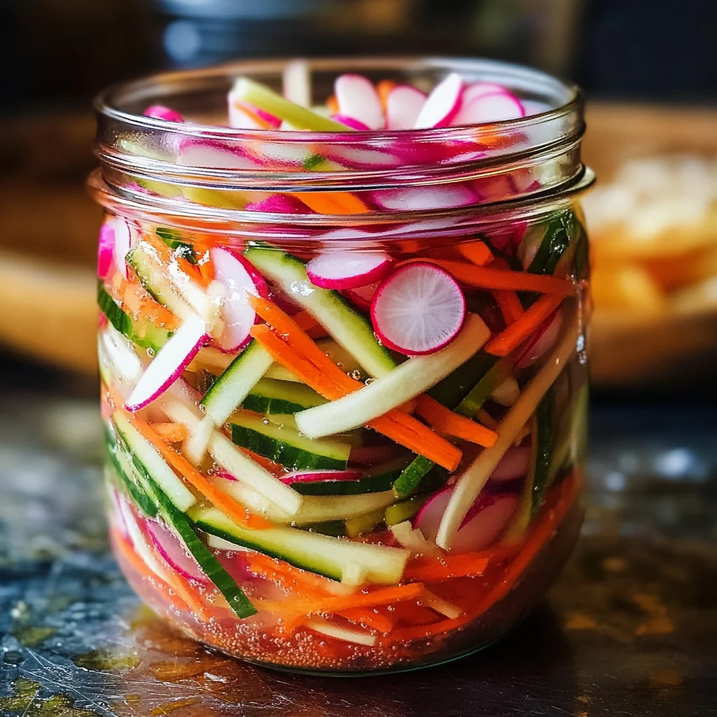 Quick Fridge Pickled Vegetables