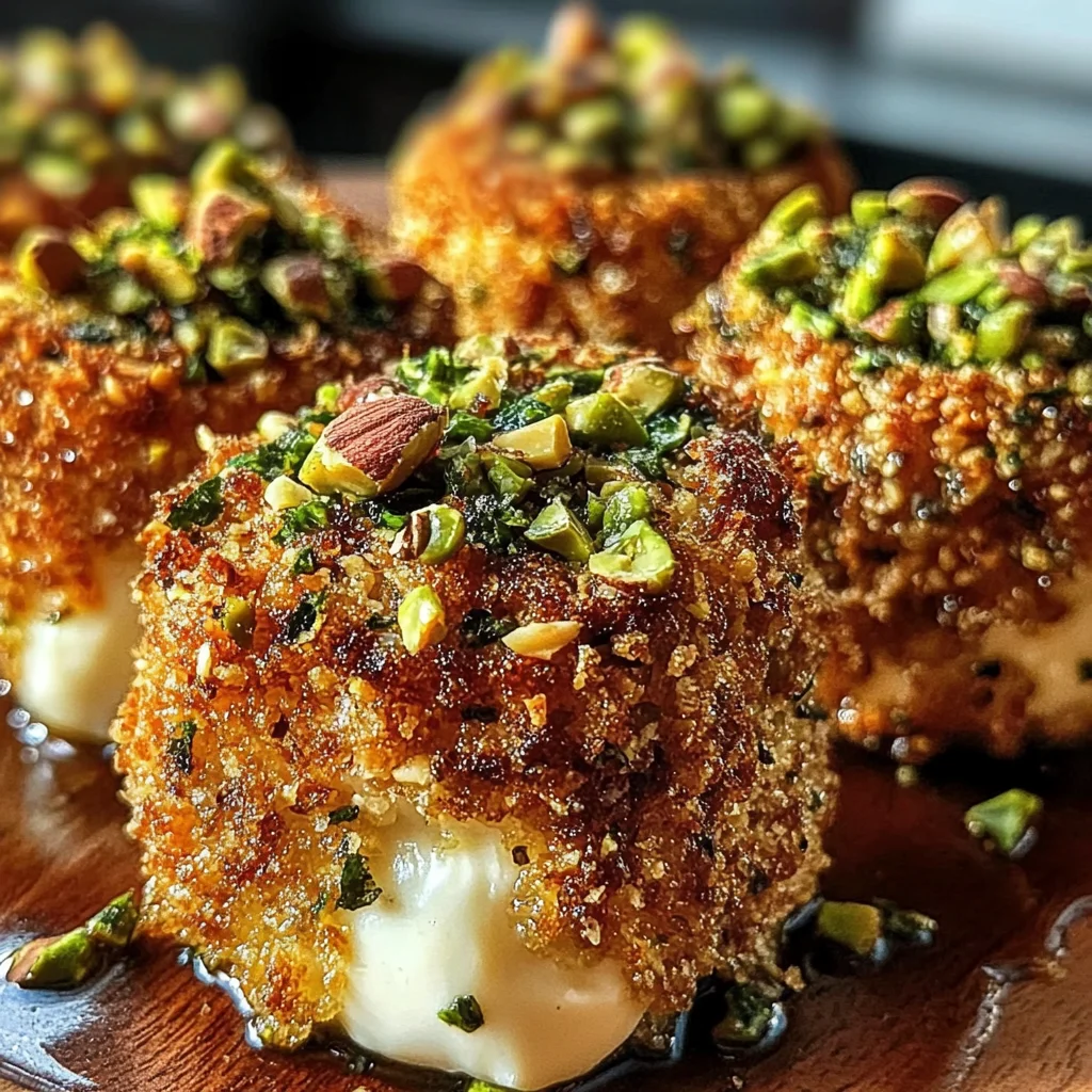 Savory Pistachio-Crusted Brie Bites: A Gourmet Delight