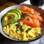 Smoked Salmon & Scrambled Egg Power Plate with Avocado