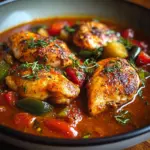 Spanish smoked paprika chicken
