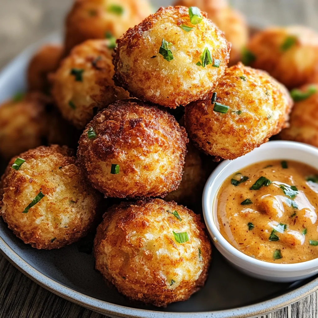Spicy Crawfish Hush Puppies with Creole Dipping Sauce